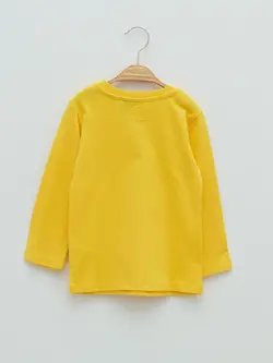 تی شرت آستین بلند نوزادی پسر قرمز السی وایکیکی