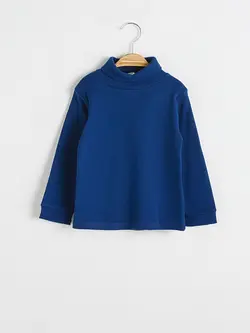 تی شرت آستین بلند نوزادی پسر سرمه ای السی وایکیکی