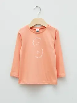 تی شرت آستین بلند نوزادی پسر مرجانی السی وایکیکی