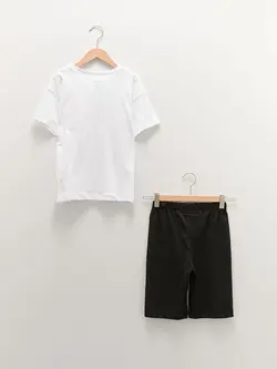 ست لباس راحتی پسرانه سفید السی وایکیکی