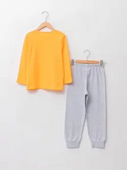 ست لباس راحتی پسرانه نارنجی السی وایکیکی