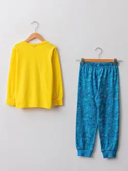 ست لباس راحتی پسرانه زرد السی وایکیکی