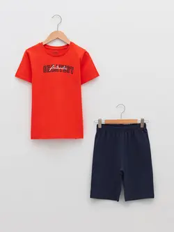 ست لباس راحتی پسرانه قرمز السی وایکیکی