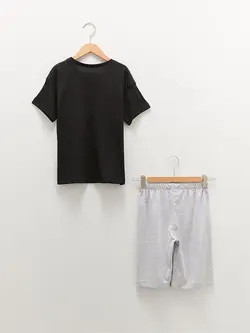 ست لباس راحتی پسرانه مشکی السی وایکیکی