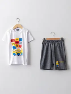 ست لباس راحتی پسرانه سفید السی وایکیکی