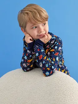 ست لباس راحتی پسرانه سرمه ای السی وایکیکی