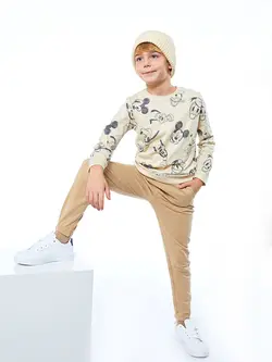 شلوار جاگر پسرانه بژ السی وایکیکی