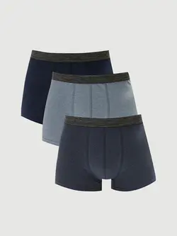 شورت باکسر مردانه آبی السی وایکیکی