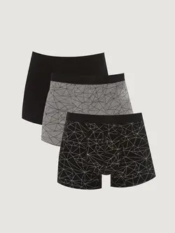 شورت باکسر مردانه مشکی السی وایکیکی