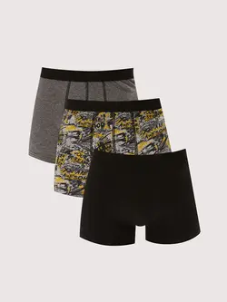 شورت باکسر مردانه مشکی السی وایکیکی