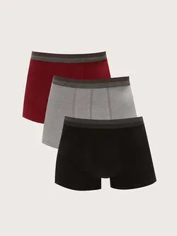 شورت باکسر مردانه مشکی السی وایکیکی