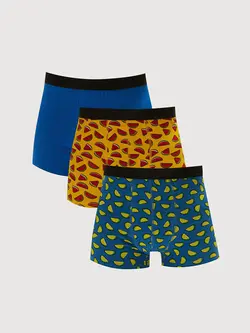 شورت باکسر مردانه آبی السی وایکیکی