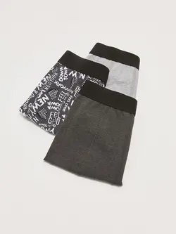 شورت باکسر مردانه مشکی السی وایکیکی