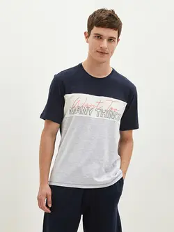 ست لباس راحتی مردانه سرمه ای السی وایکیکی