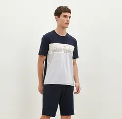 ست لباس راحتی مردانه سرمه ای السی وایکیکی