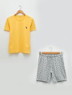 ست لباس راحتی مردانه خاکستری السی وایکیکی