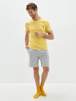 ست لباس راحتی مردانه خاکستری السی وایکیکی