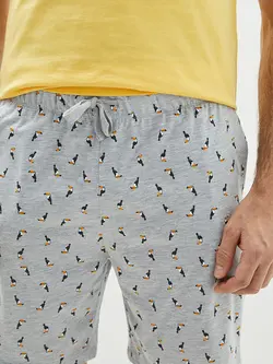 ست لباس راحتی مردانه خاکستری السی وایکیکی