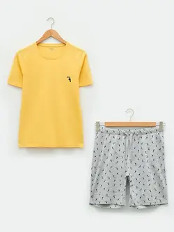 ست لباس راحتی مردانه خاکستری السی وایکیکی