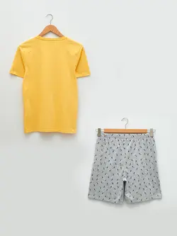 ست لباس راحتی مردانه خاکستری السی وایکیکی