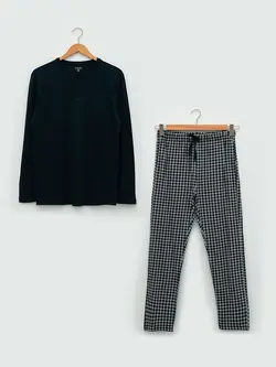 ست لباس راحتی مردانه خاکستری السی وایکیکی