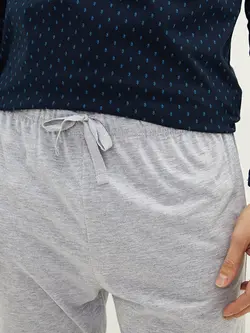 ست لباس راحتی مردانه خاکستری السی وایکیکی