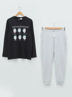 ست لباس راحتی مردانه خاکستری السی وایکیکی