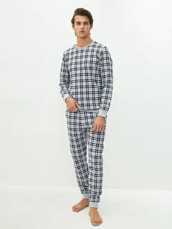 ست لباس راحتی مردانه خاکستری السی وایکیکی