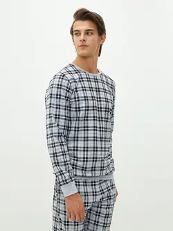 ست لباس راحتی مردانه خاکستری السی وایکیکی