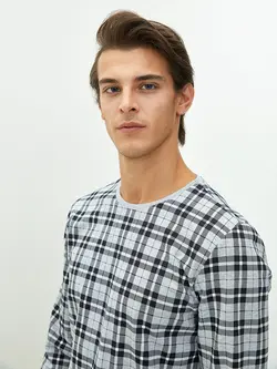 ست لباس راحتی مردانه خاکستری السی وایکیکی