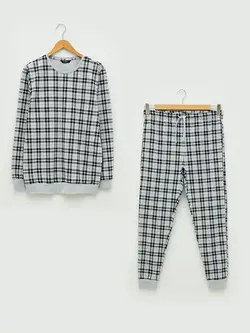 ست لباس راحتی مردانه خاکستری السی وایکیکی