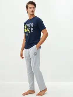 ست لباس راحتی مردانه خاکستری السی وایکیکی