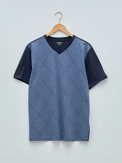 ست لباس راحتی مردانه سرمه ای السی وایکیکی