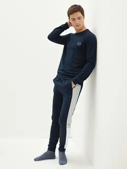 ست لباس راحتی مردانه سرمه ای السی وایکیکی