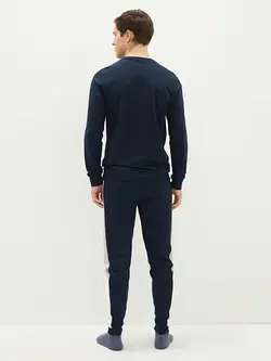 ست لباس راحتی مردانه سرمه ای السی وایکیکی