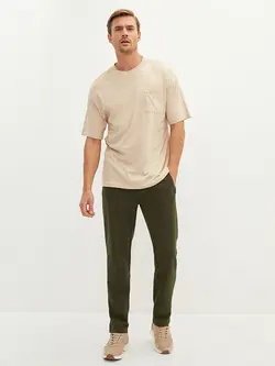 شلوار راحتی مردانه خاکی السی وایکیکی