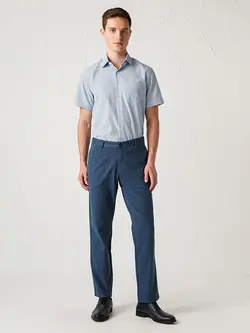 شلوار کتان و پارچه ای مردانه نیلی السی وایکیکی