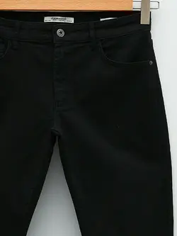 شلوار کتان و پارچه ای مردانه مشکی السی وایکیکی