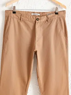 شلوار کتان و پارچه ای مردانه قهوه ای روشن السی وایکیکی