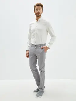 شلوار کتان و پارچه ای مردانه خاکی السی وایکیکی