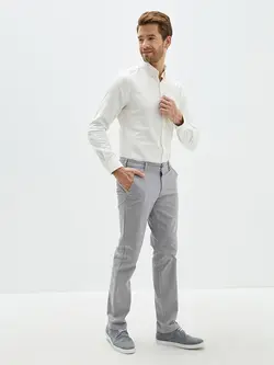 شلوار کتان و پارچه ای مردانه خاکی السی وایکیکی