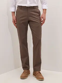 شلوار کتان و پارچه ای مردانه قهوه ای السی وایکیکی