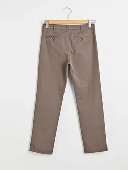 شلوار کتان و پارچه ای مردانه قهوه ای السی وایکیکی