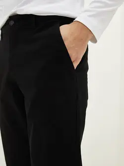 شلوار کتان و پارچه ای مردانه مشکی السی وایکیکی