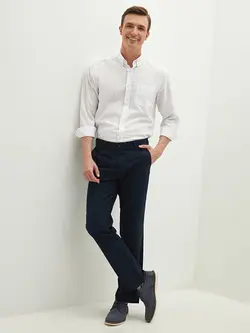 شلوار کتان و پارچه ای مردانه سرمه ای السی وایکیکی