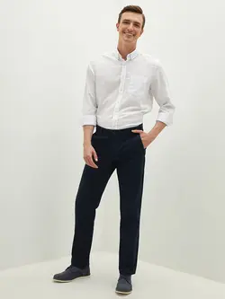 شلوار کتان و پارچه ای مردانه سرمه ای السی وایکیکی