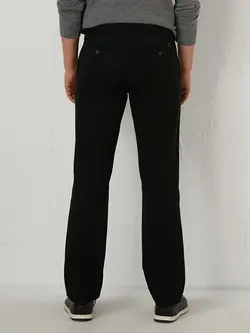 شلوار کتان و پارچه ای مردانه مشکی السی وایکیکی