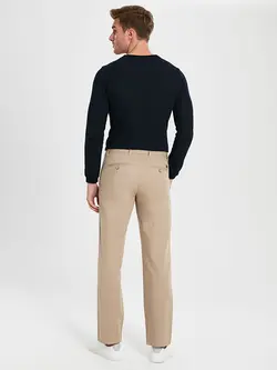 شلوار کتان و پارچه ای مردانه بژ السی وایکیکی