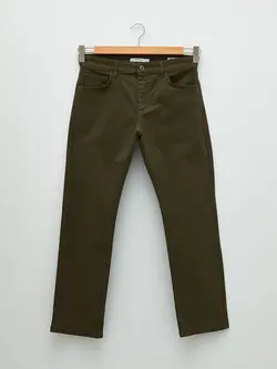 شلوار کتان و پارچه ای مردانه خاکی السی وایکیکی