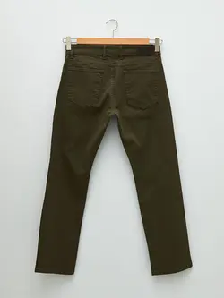 شلوار کتان و پارچه ای مردانه خاکی السی وایکیکی